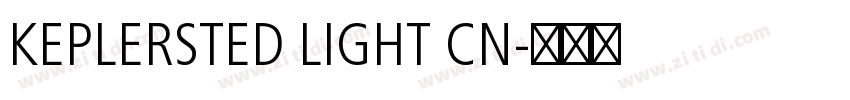 KEPLERSTED LIGHT CN字体转换